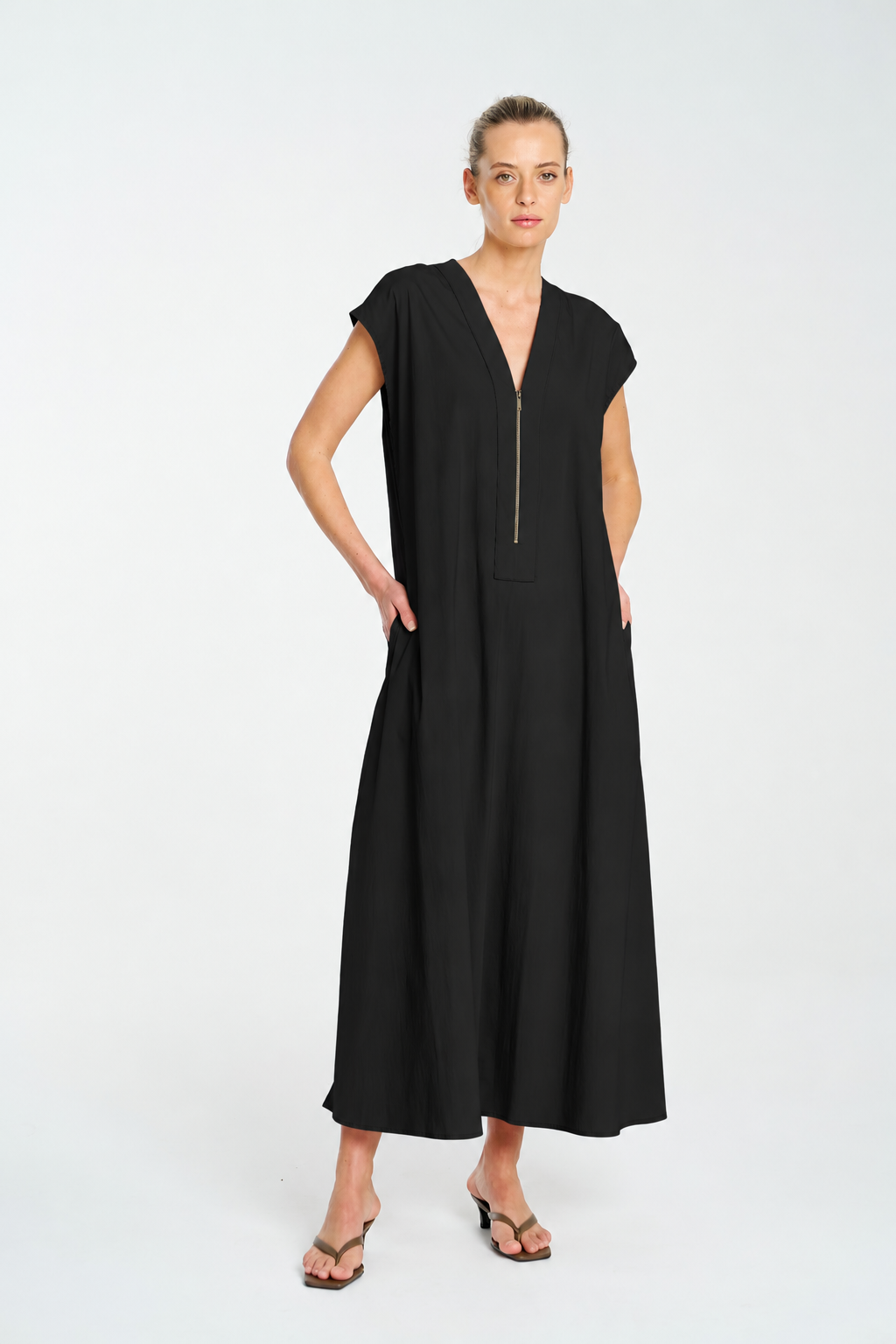 Zip Slice Dress