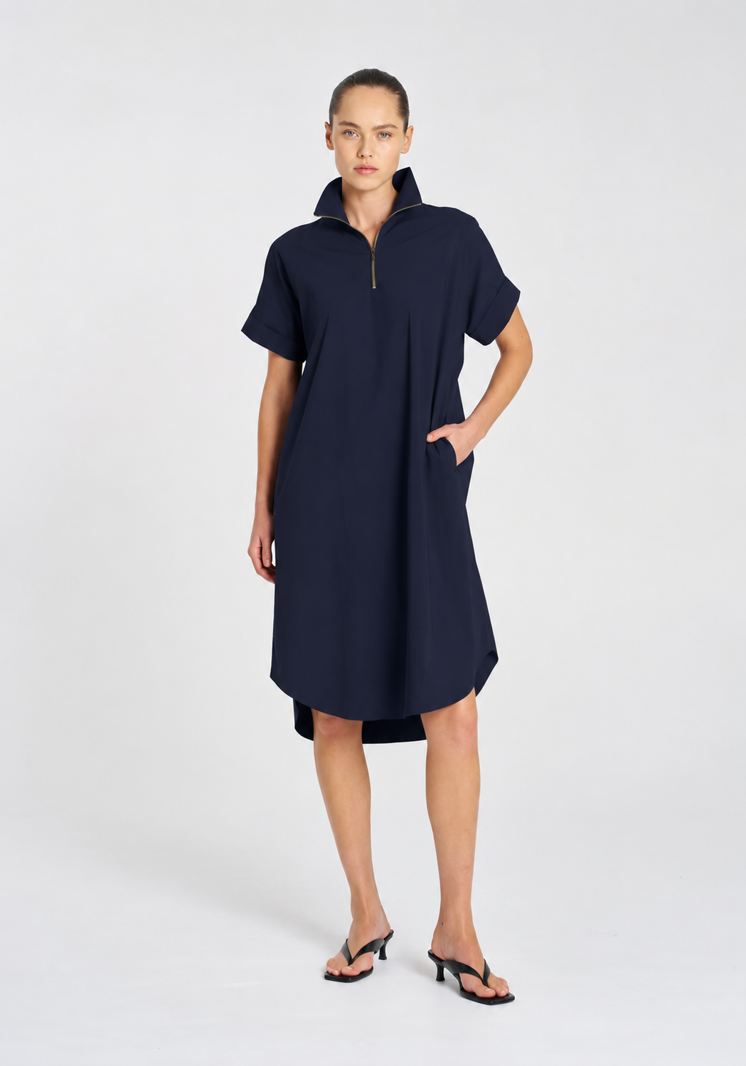Half Zip Dress