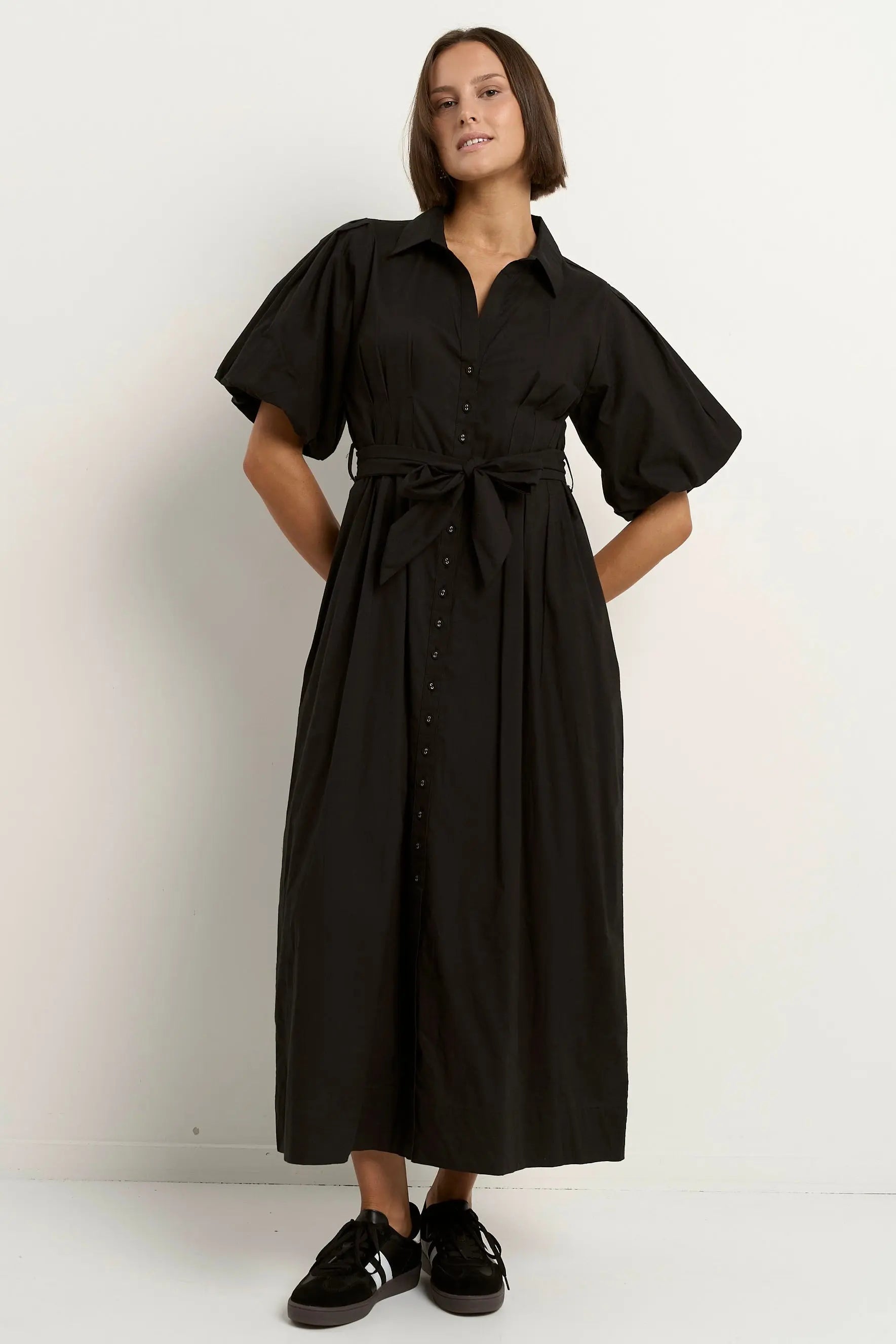 Dusk Puff Sleeve Maxi Dress Among the Brave