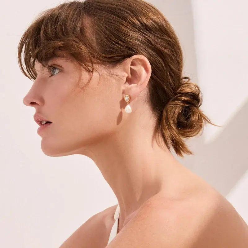 Eros Pear & Pearl Earings Saint Valentine