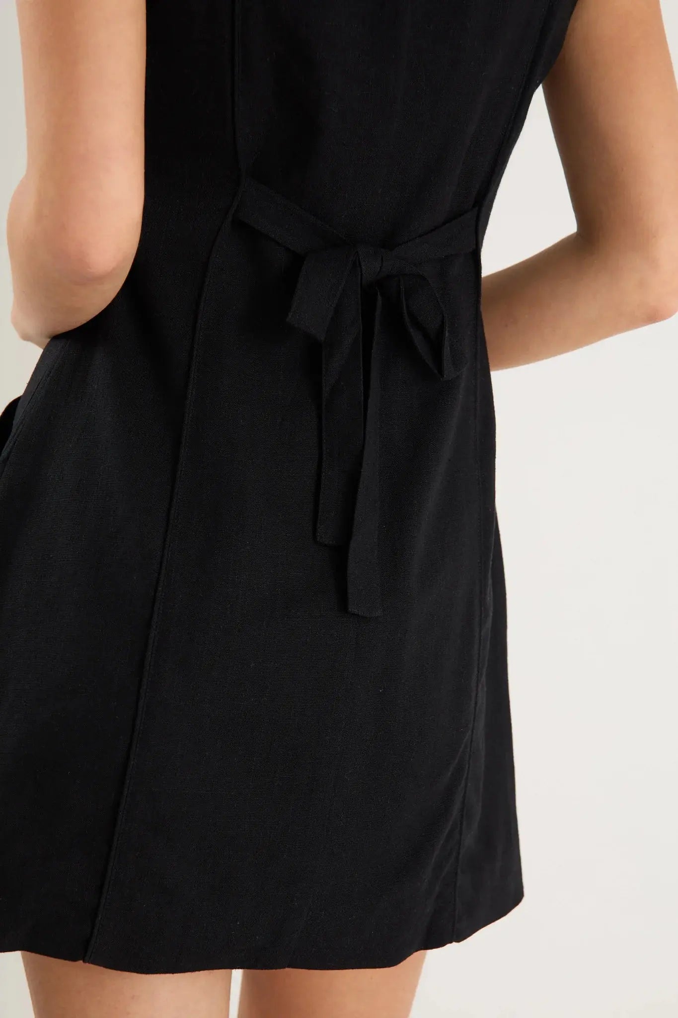 Escape Black Mini Vest Dress ReUnion Label
