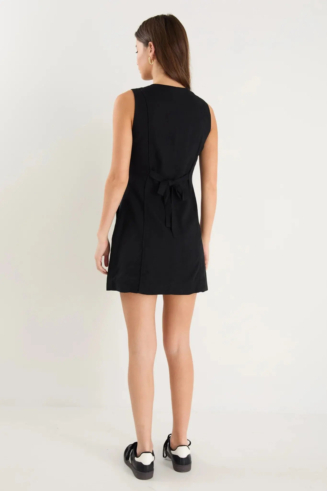 Escape Black Mini Vest Dress ReUnion Label