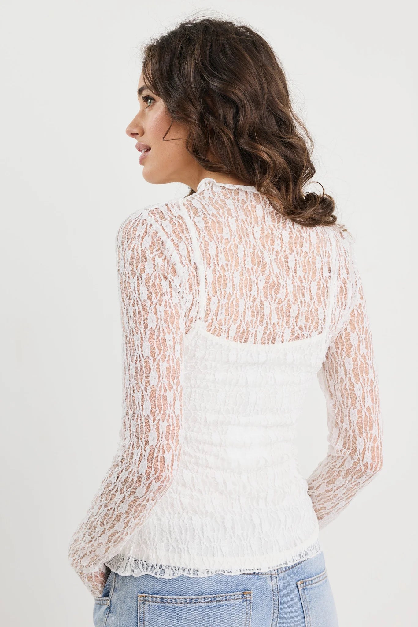 Giving Lace Long Sleeve Top