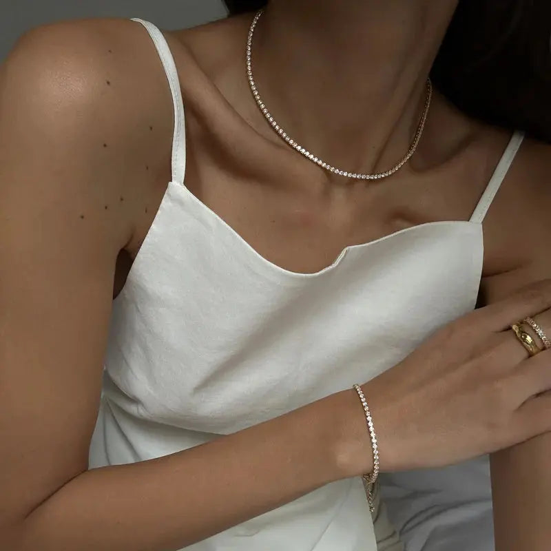 Aspen Tennis Necklace Saint Valentine