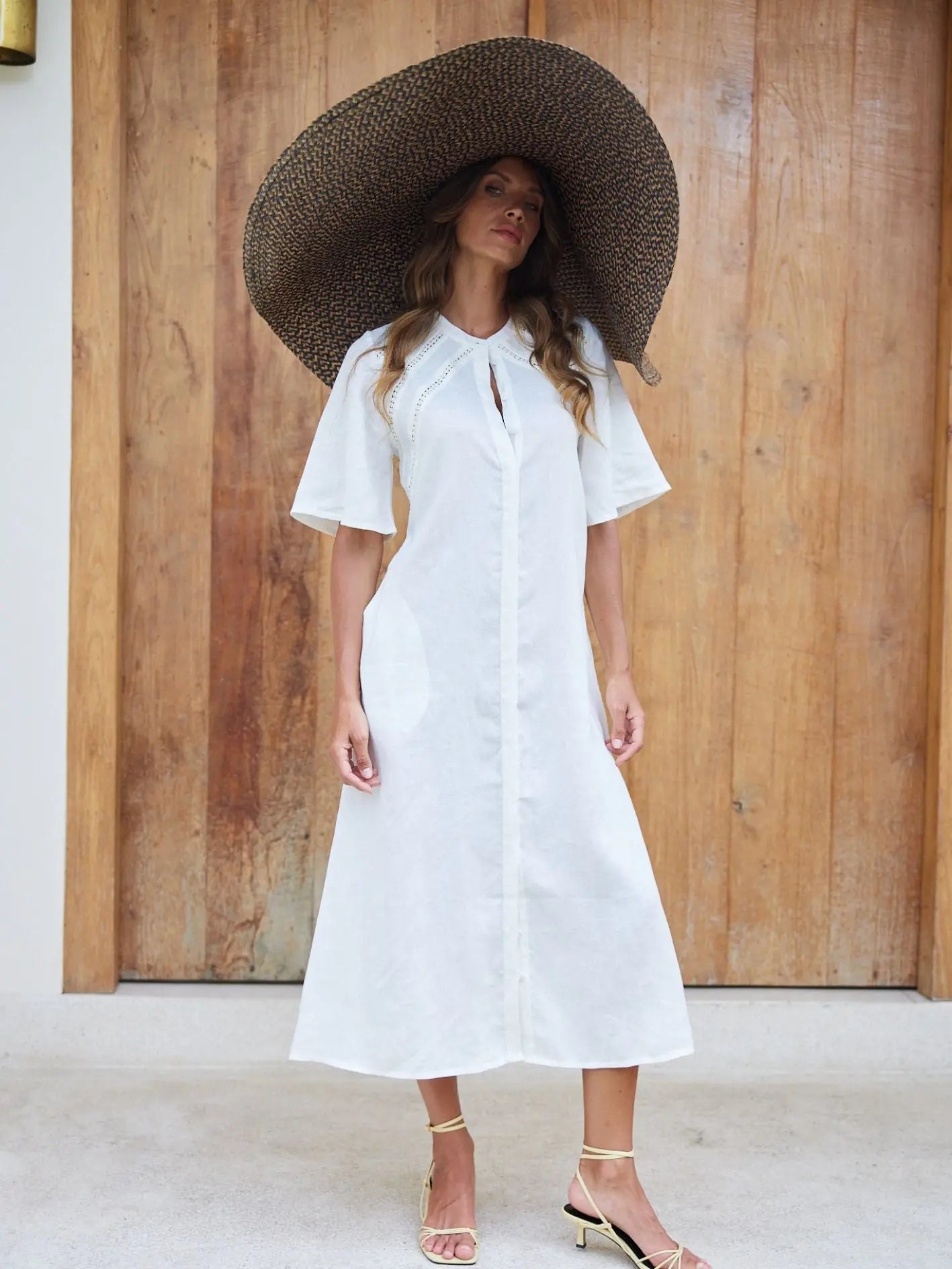 Lace Trim Dress State of Embrace