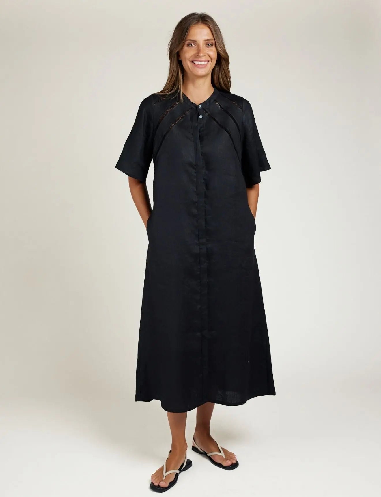 Lace Trim Dress State of Embrace