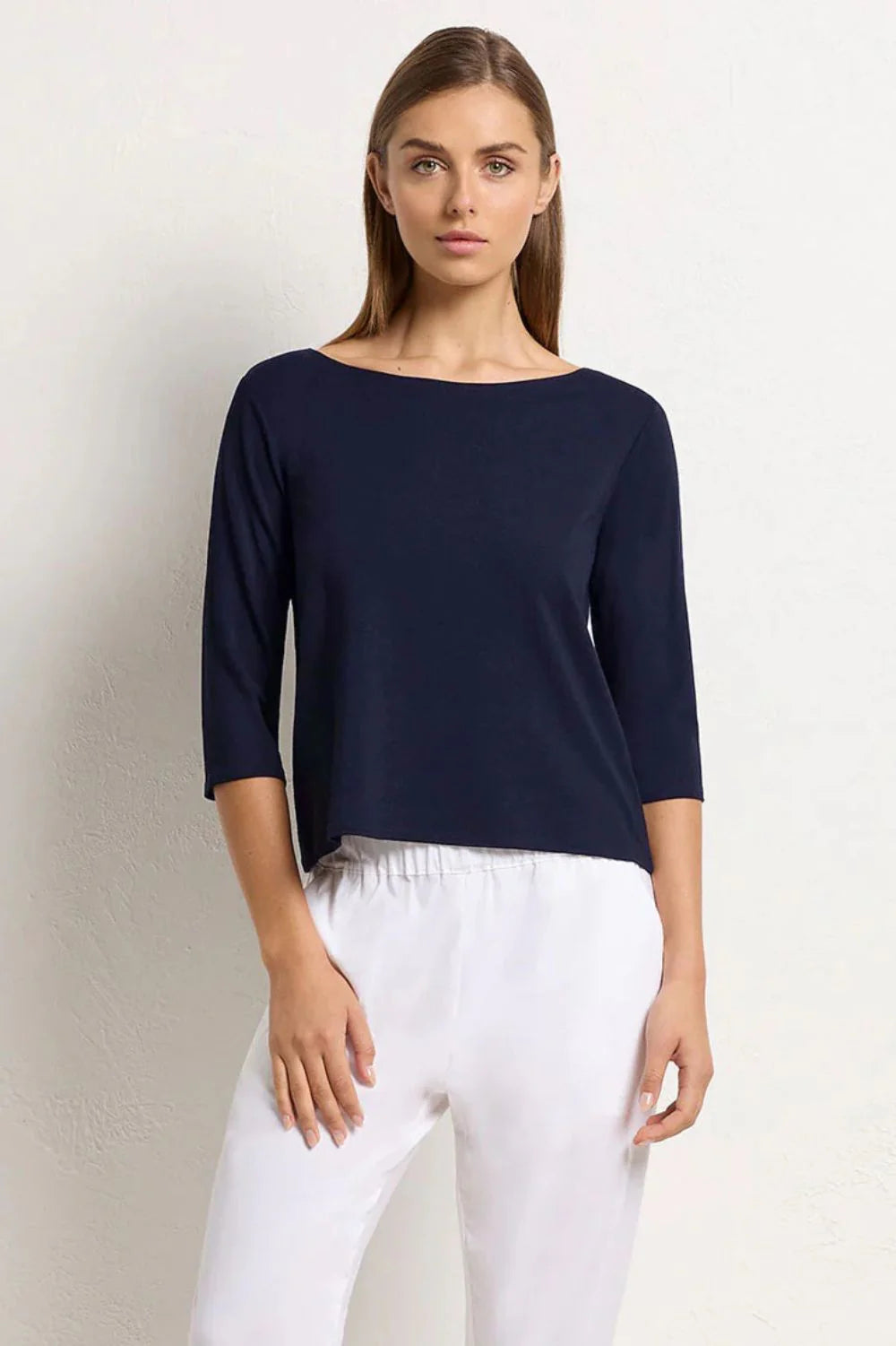 Relaxed Boat Neck
