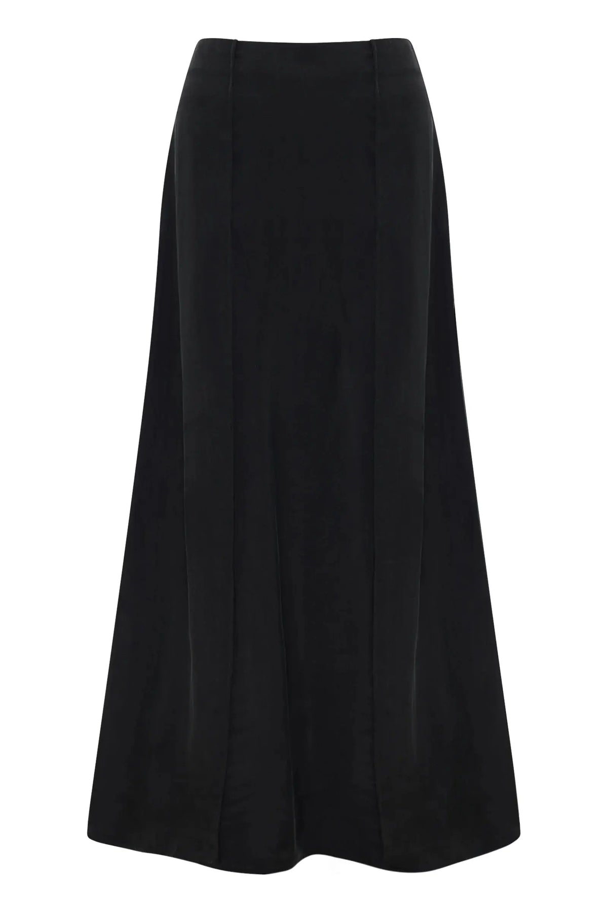 Leon Cupro Maxi Skirt Nude Lucy