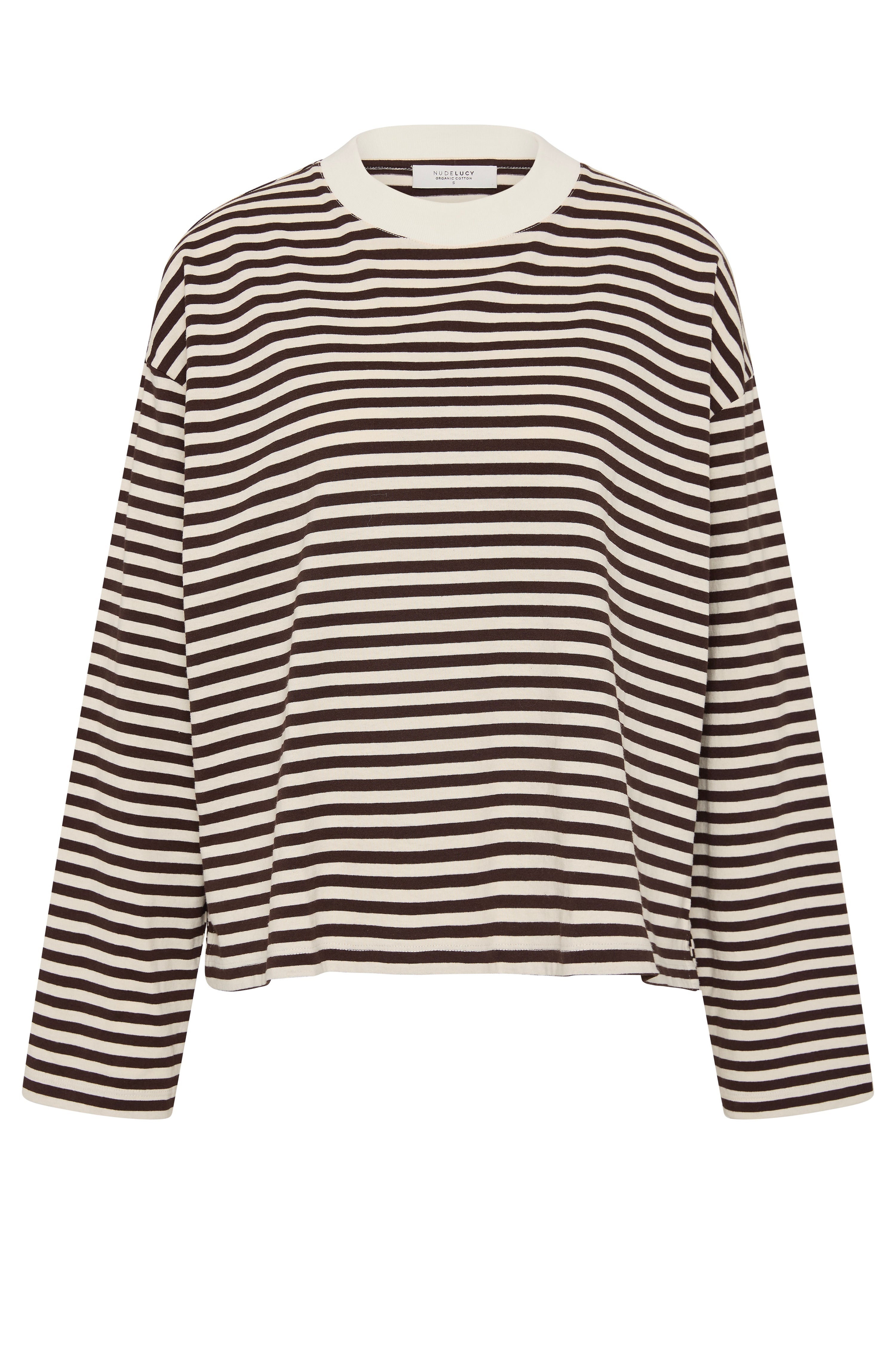 Organic Stripe Ls Tee