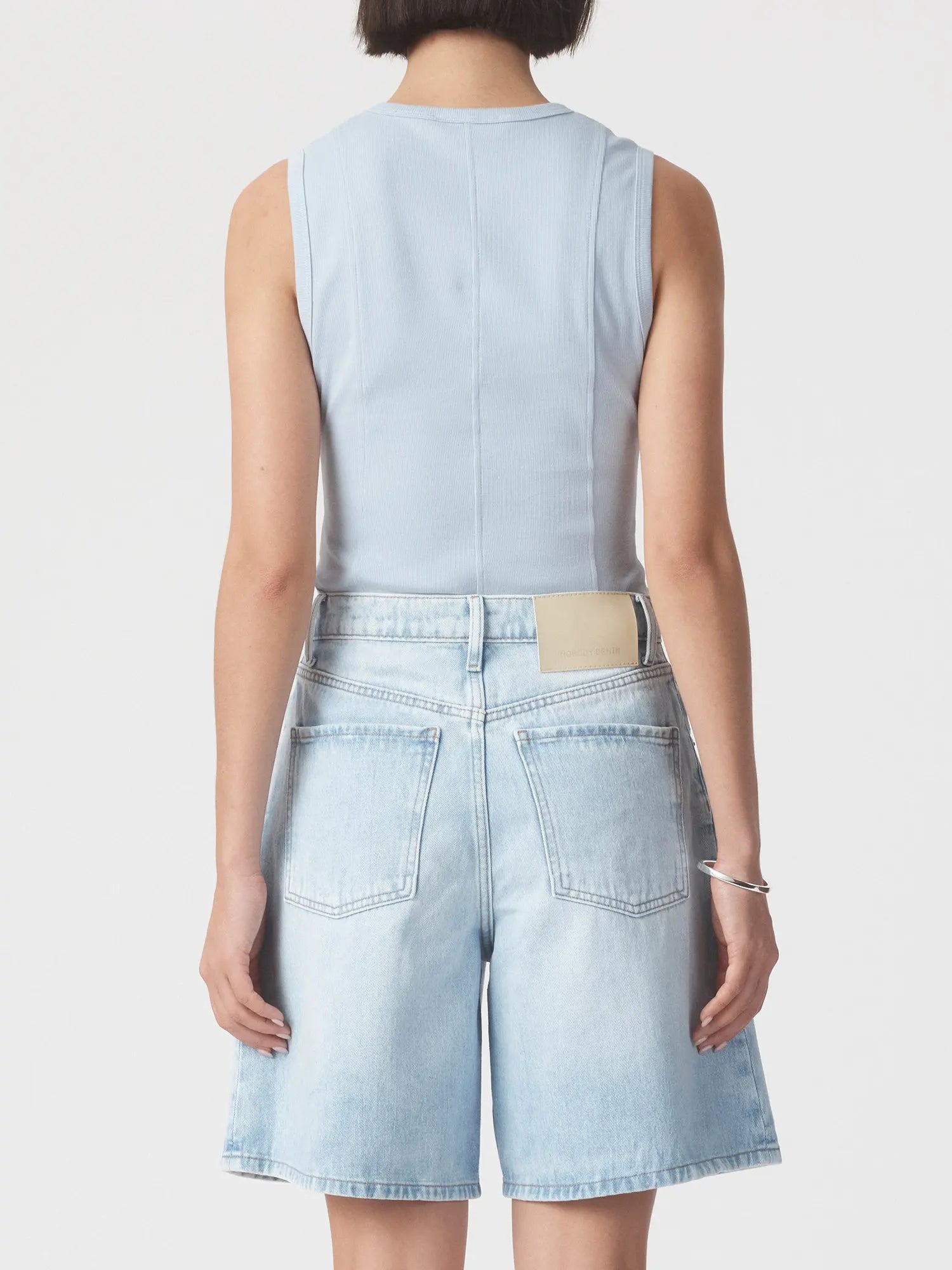 Panelled Rib Tank Nobody Denim