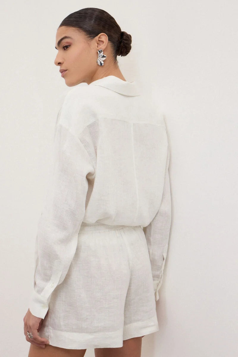 Linen / Lurex Shirt