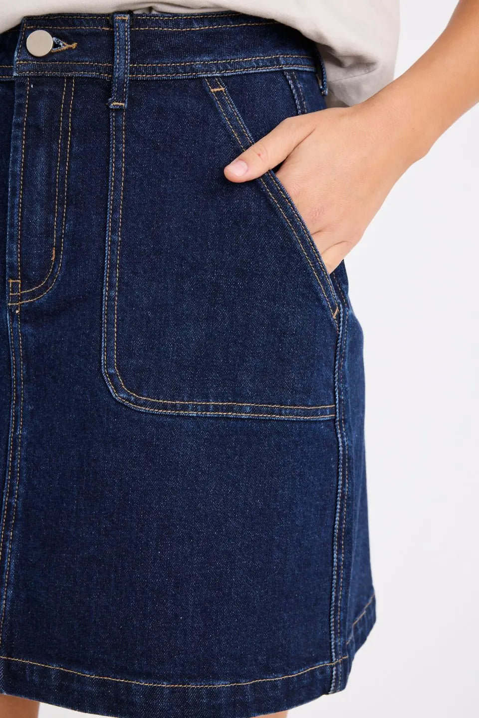 Orchard Front Denim Mini Skirt Ivy + Jack