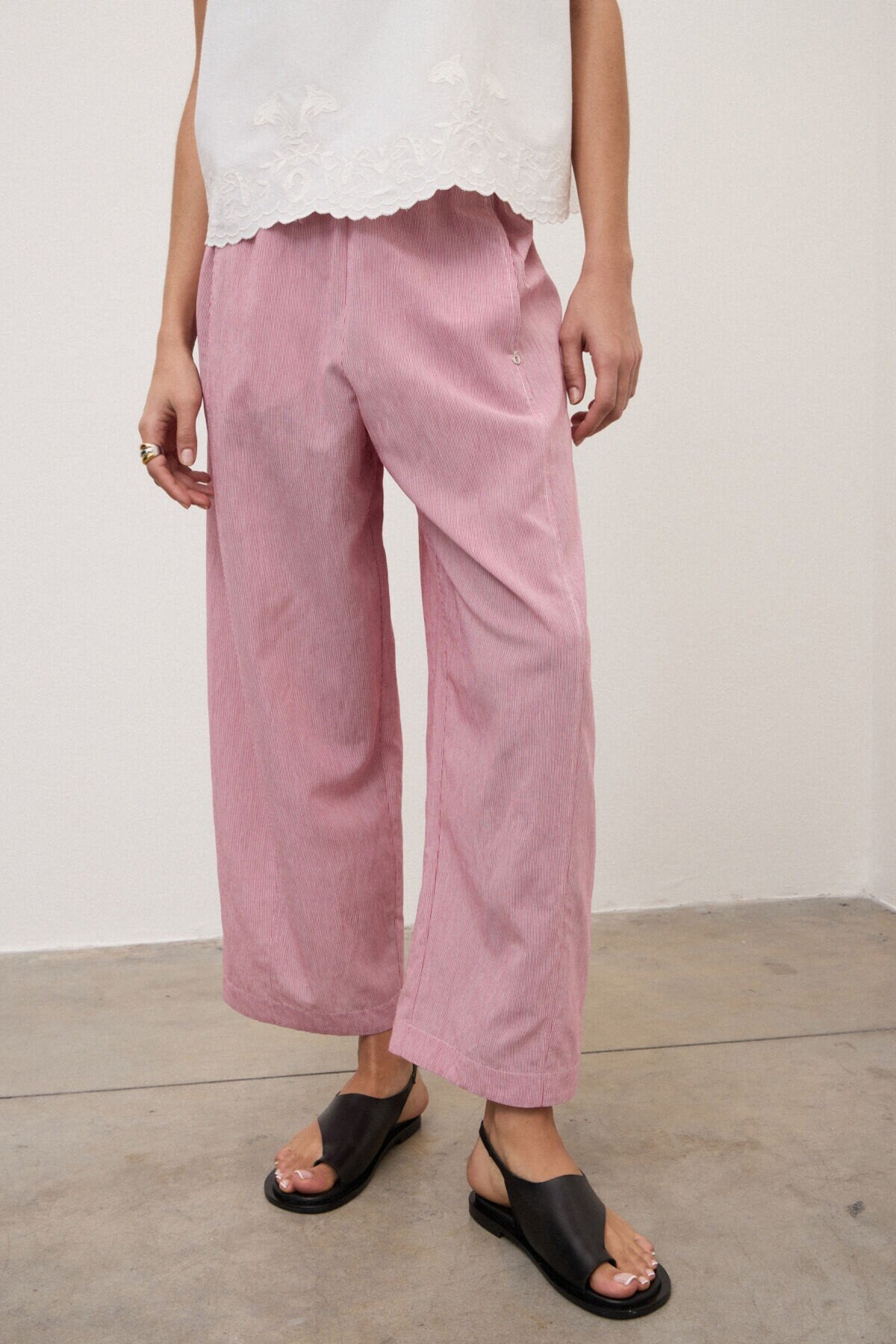 Baloon Trousers with Elastic Waist