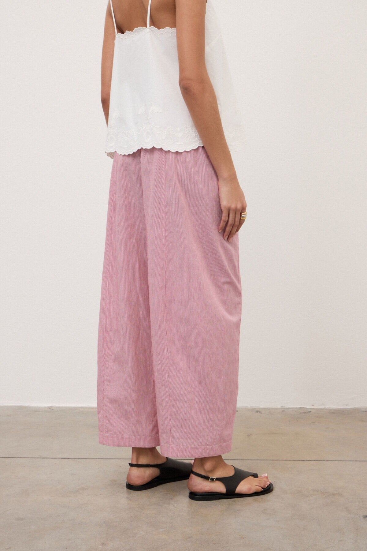 Baloon Trousers with Elastic Waist