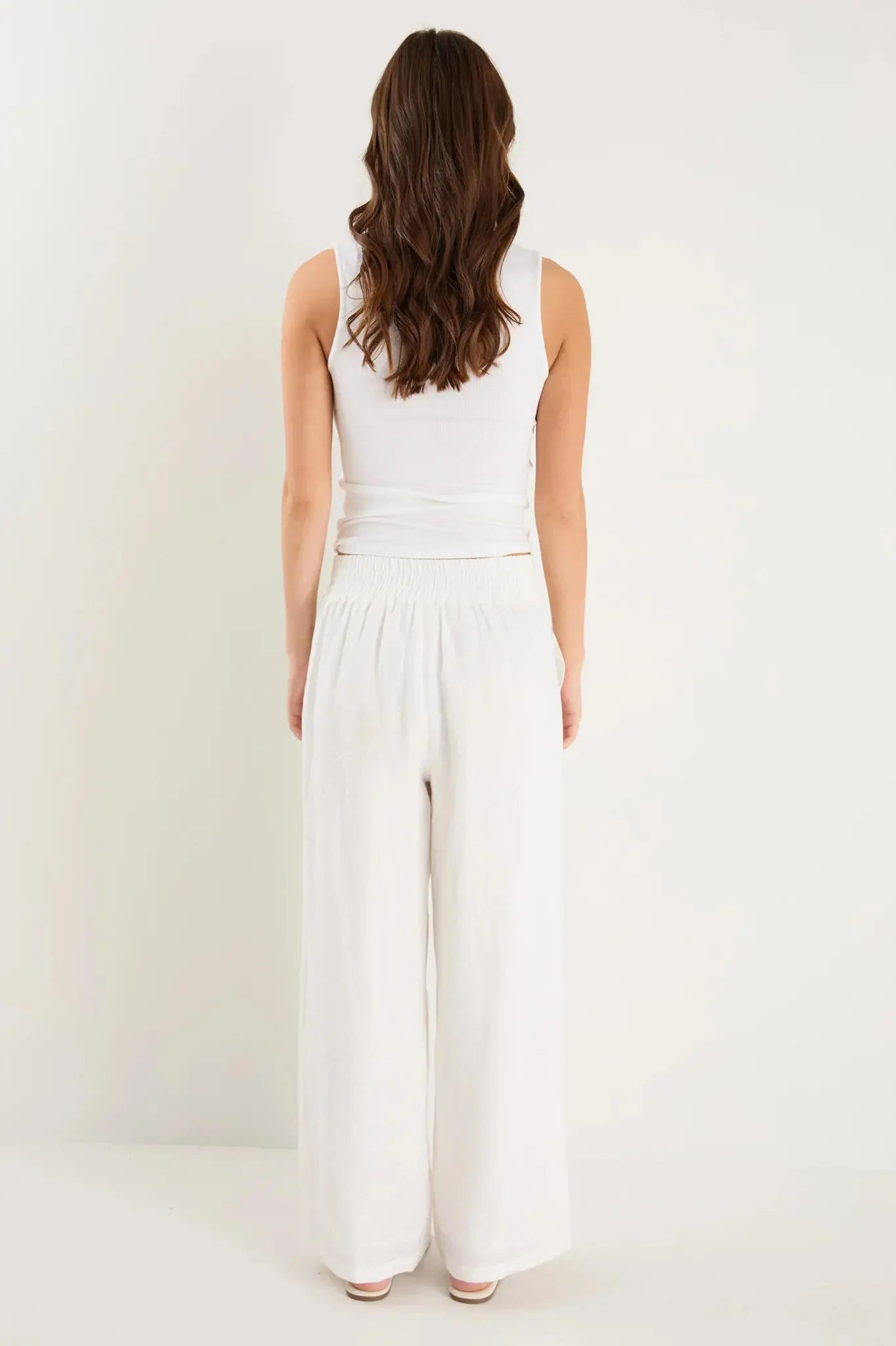 Guardian Linen Pull On Wide Leg Pants Among the Brave
