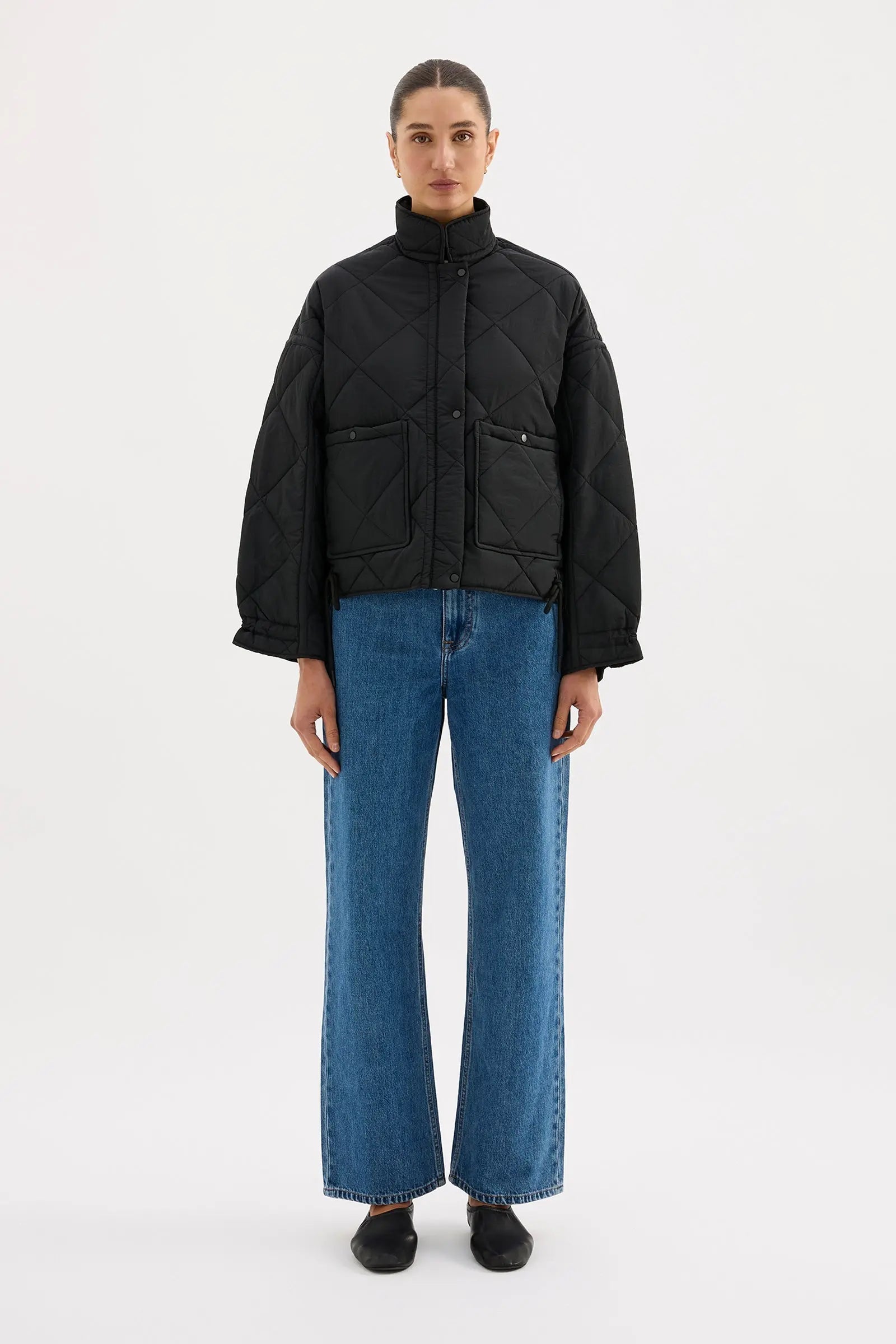 Sloane Puffer Jacket Nude Lucy