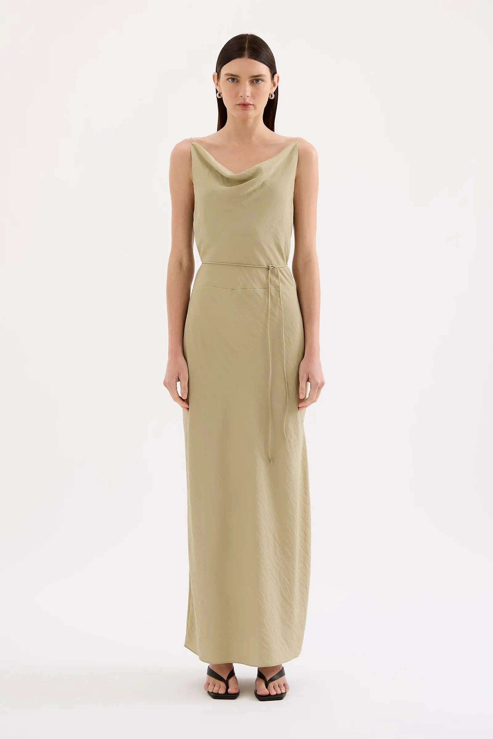Elio Maxi Dress Nude Lucy