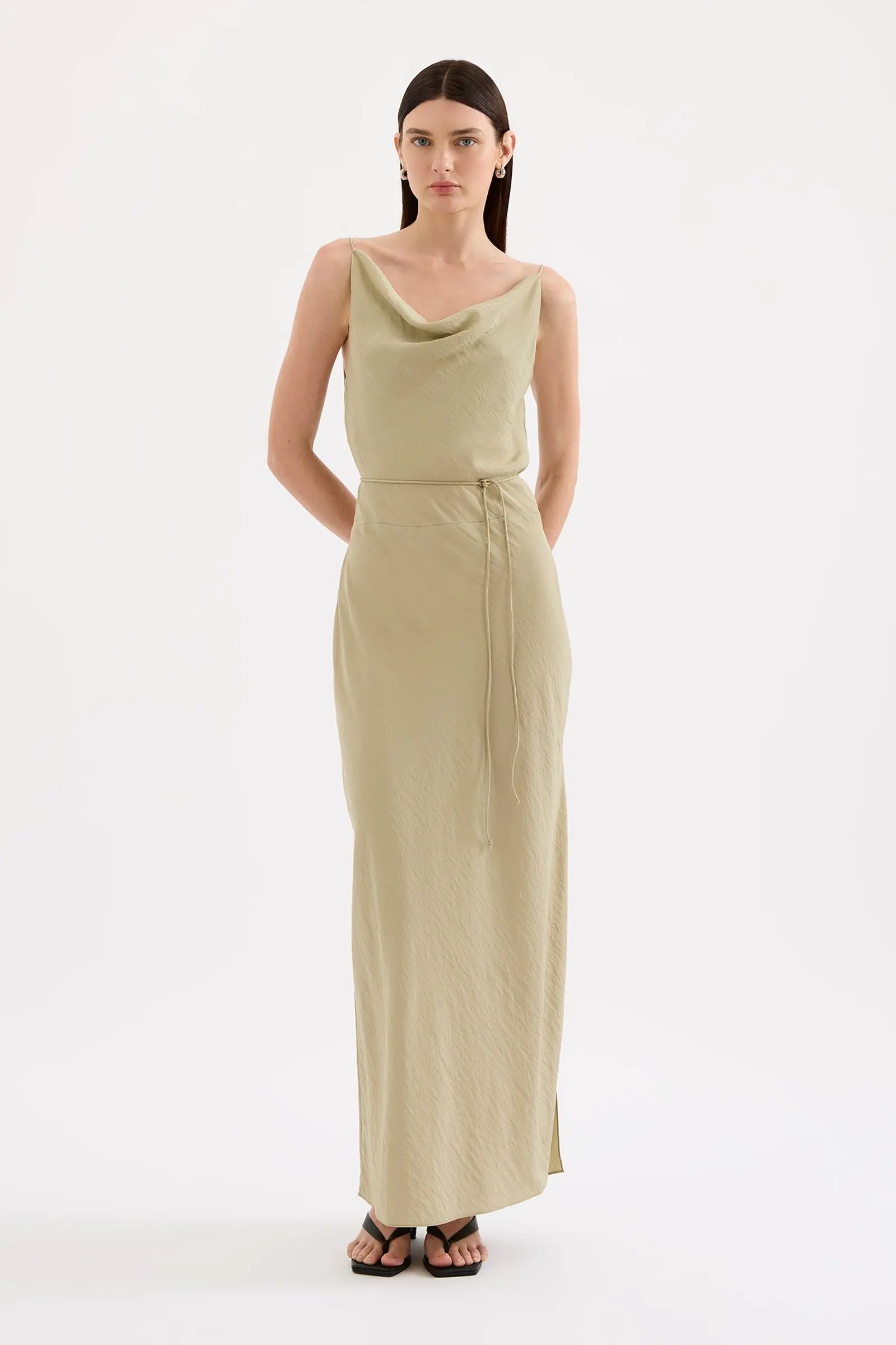 Elio Maxi Dress Nude Lucy