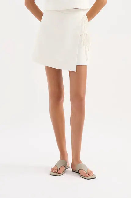 Beckett Mini Skirt Nude Lucy