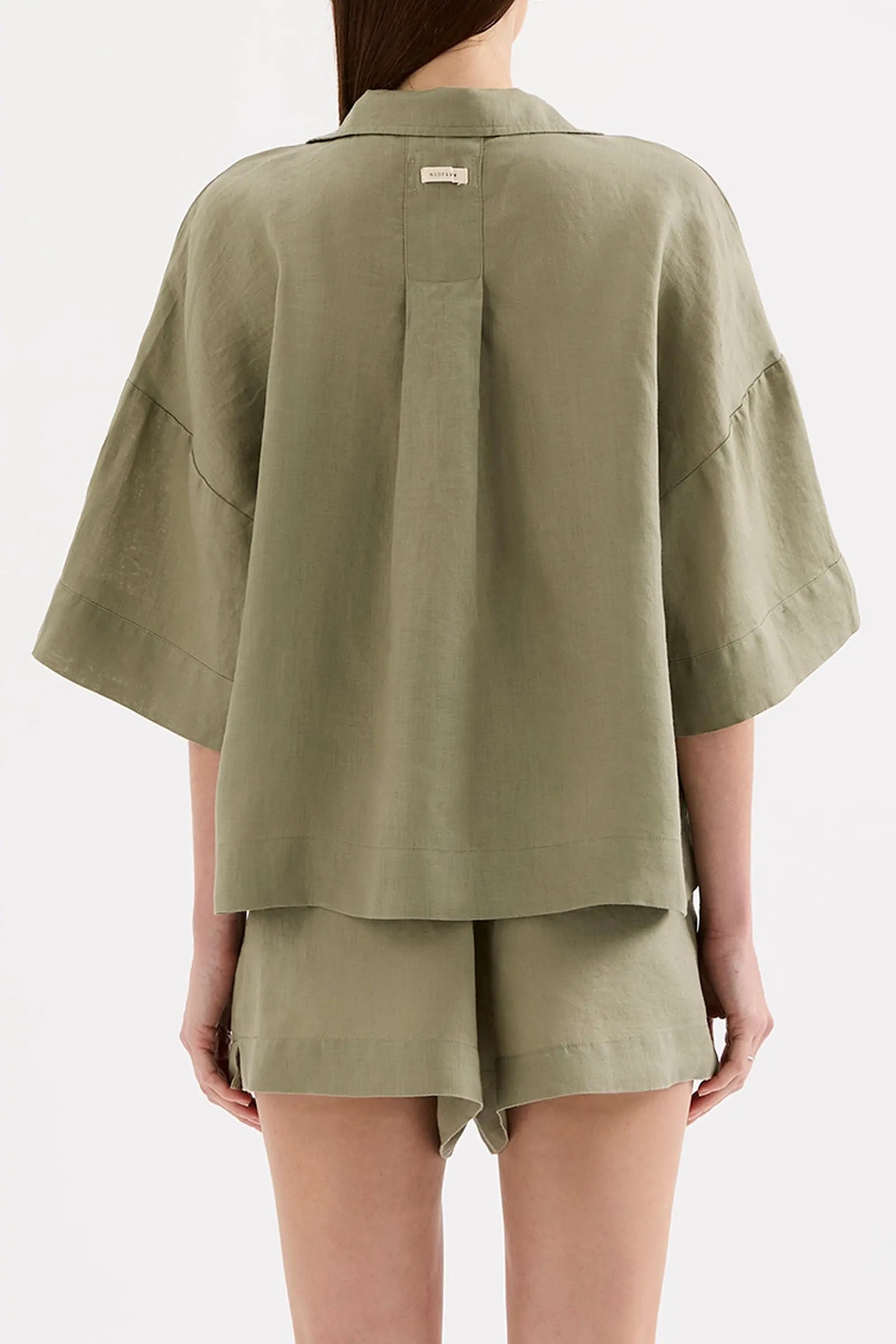 Lounge Linen Shirt Nude Lucy