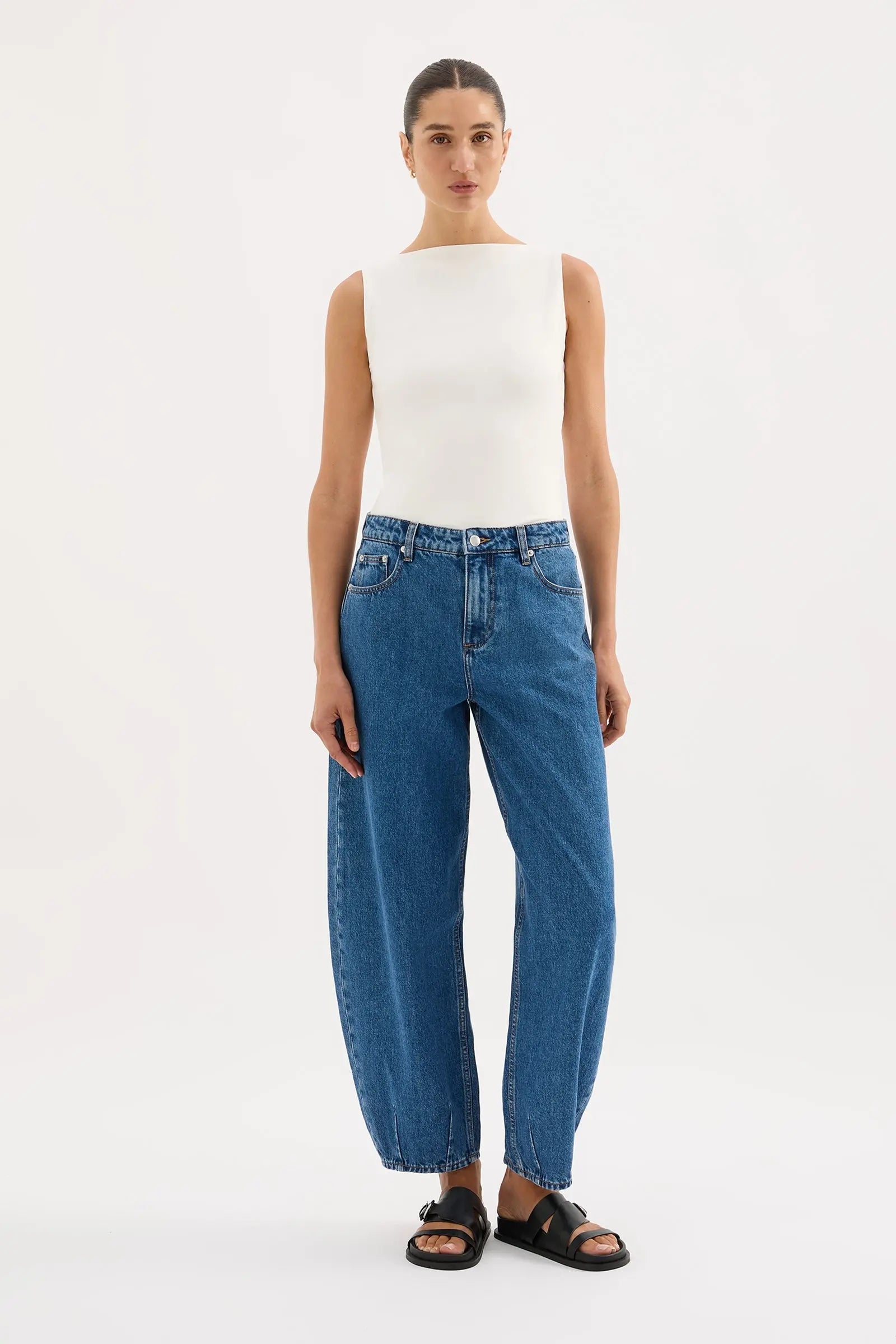 Lois Organic Tank Nude Lucy