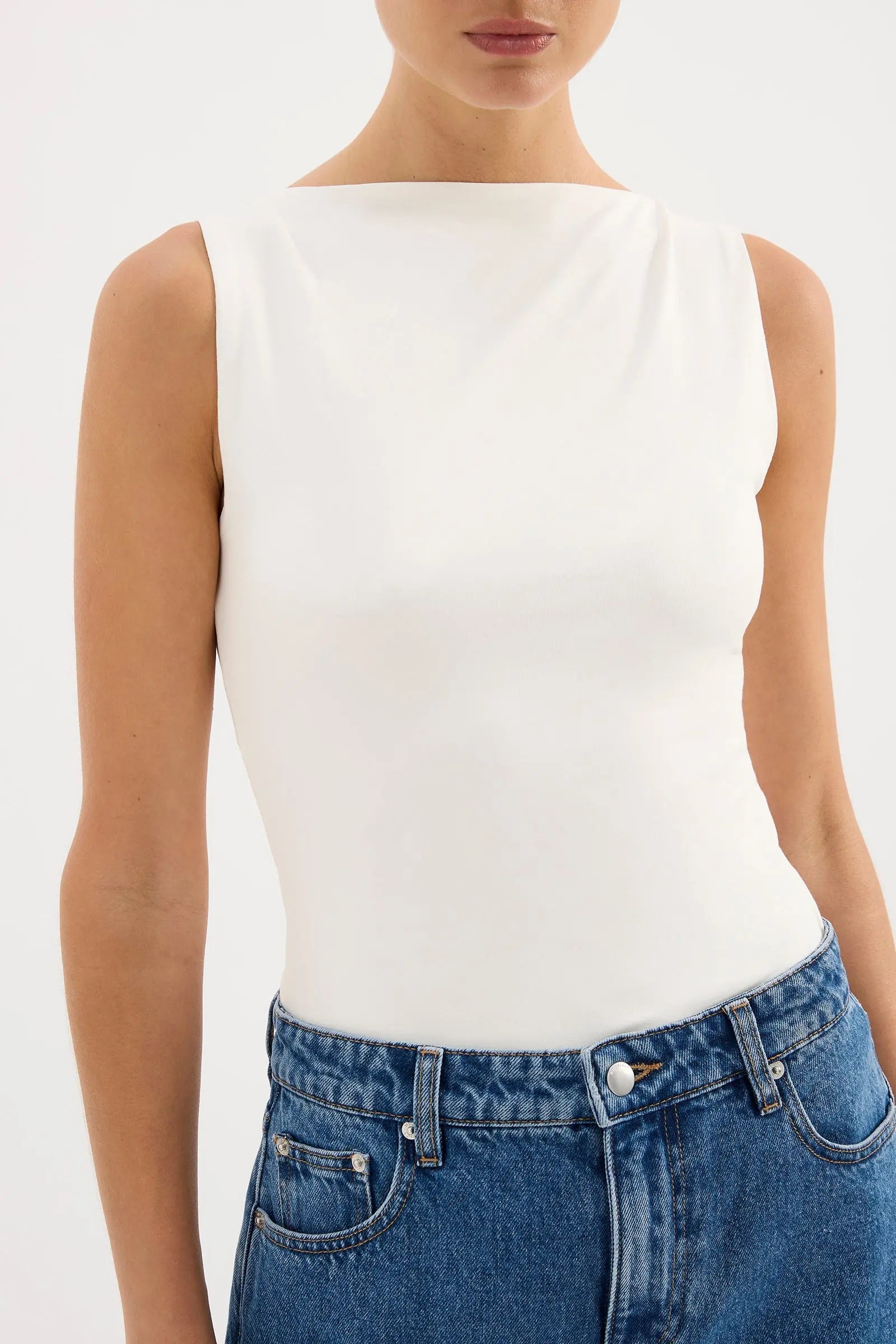 Lois Organic Tank Nude Lucy