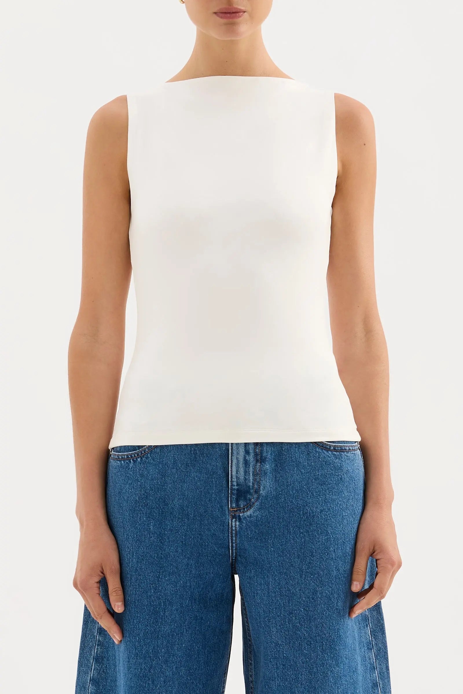Lois Organic Tank Nude Lucy
