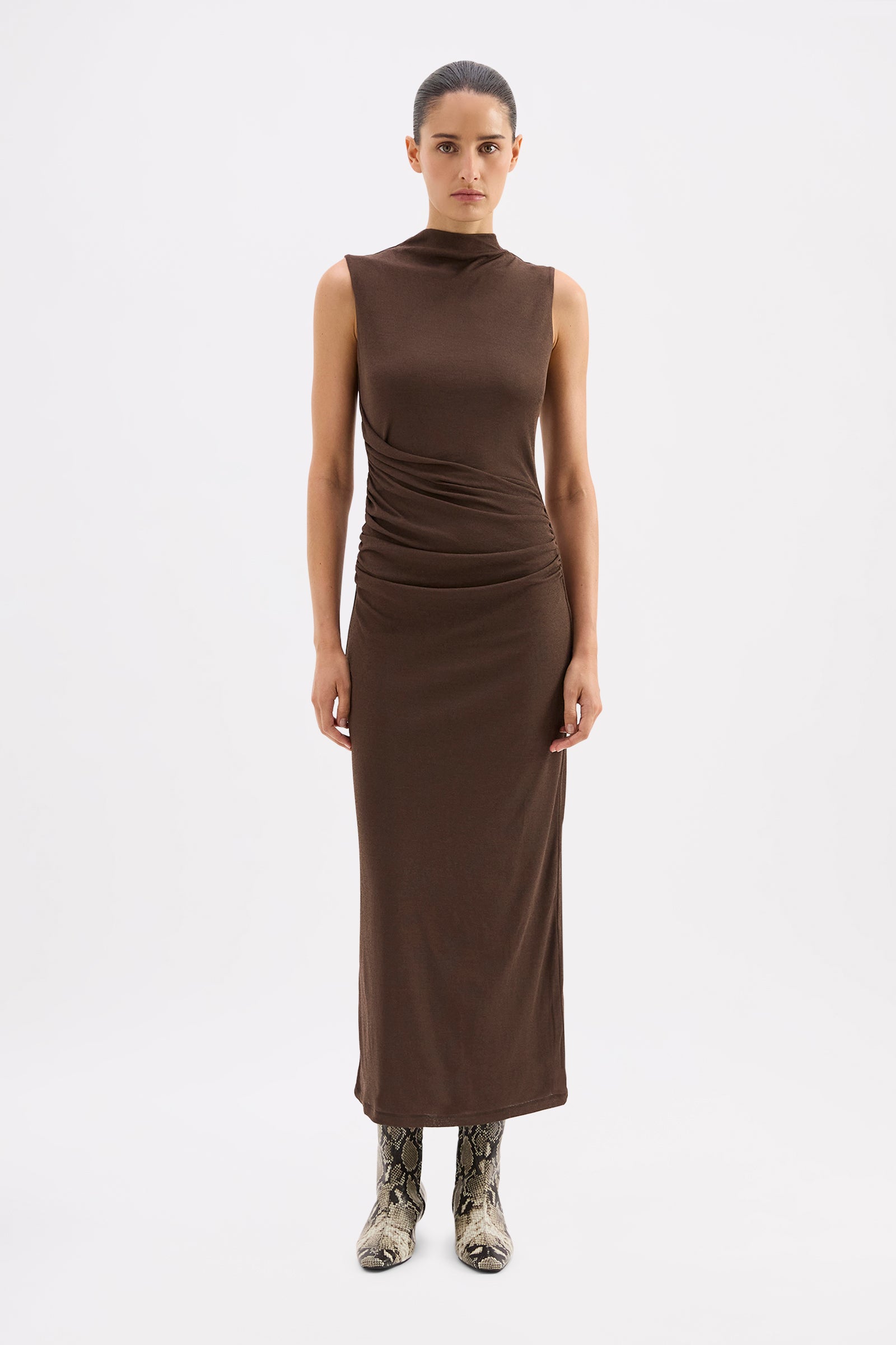 Sara Mesh Maxi Dress