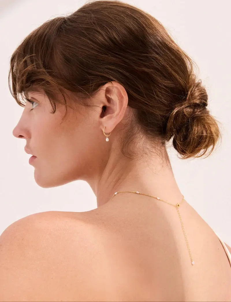 Mini Pearl Hoops Saint Valentine