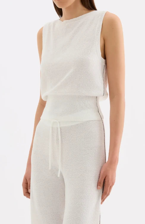 Nude Lucy Luala Knit Top in Salt - view 2
