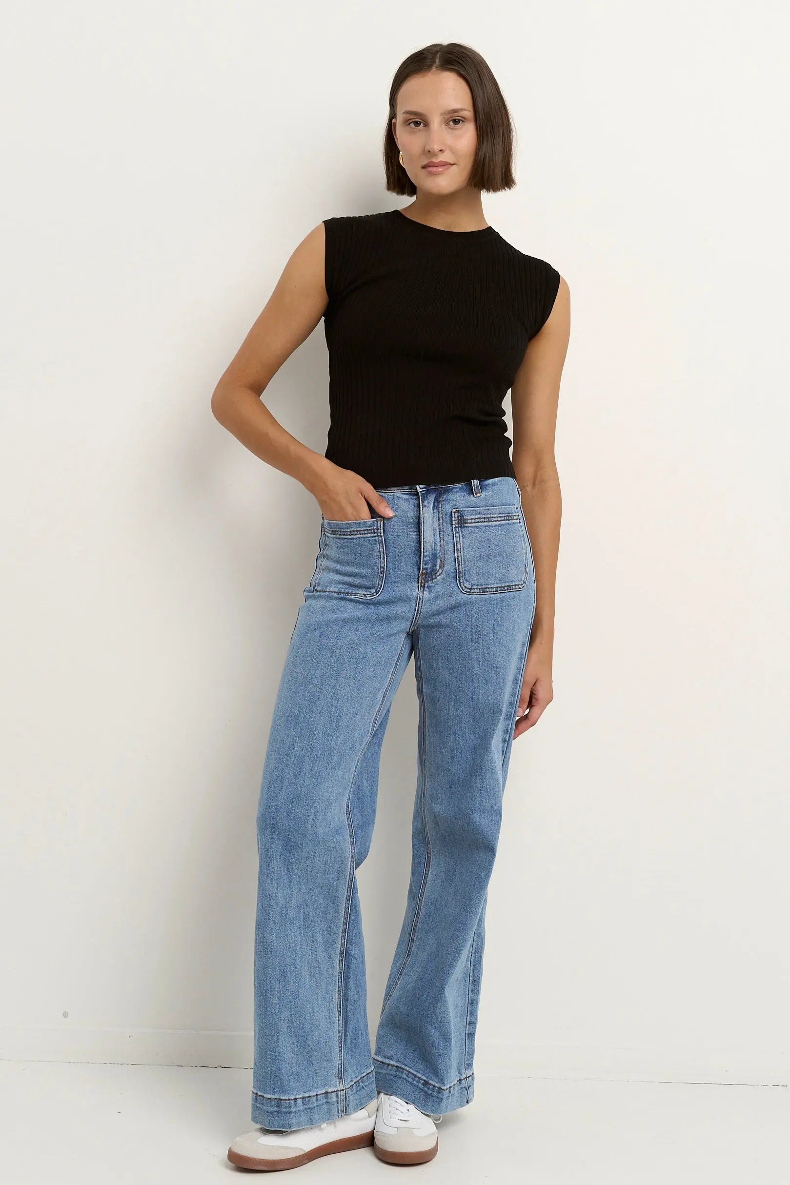 Subject Rib Knit Tank Among the Brave