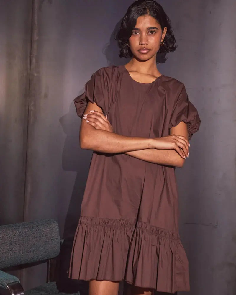 Vienna Dress Walnut