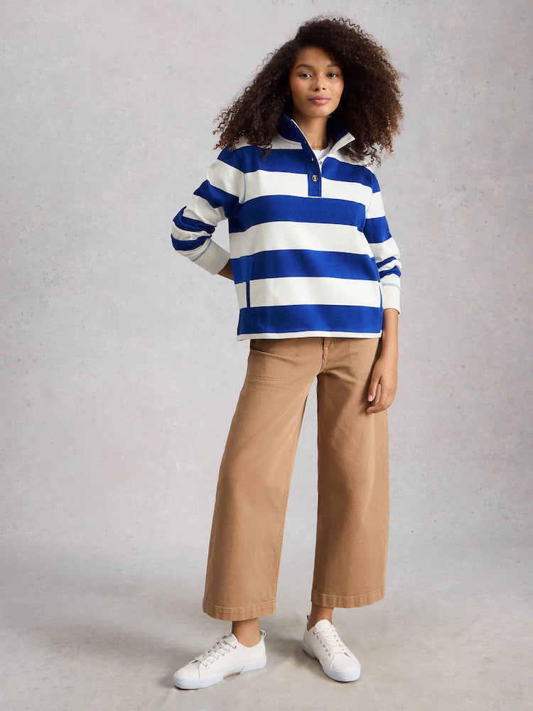 Bobby Button Stripe Sweat