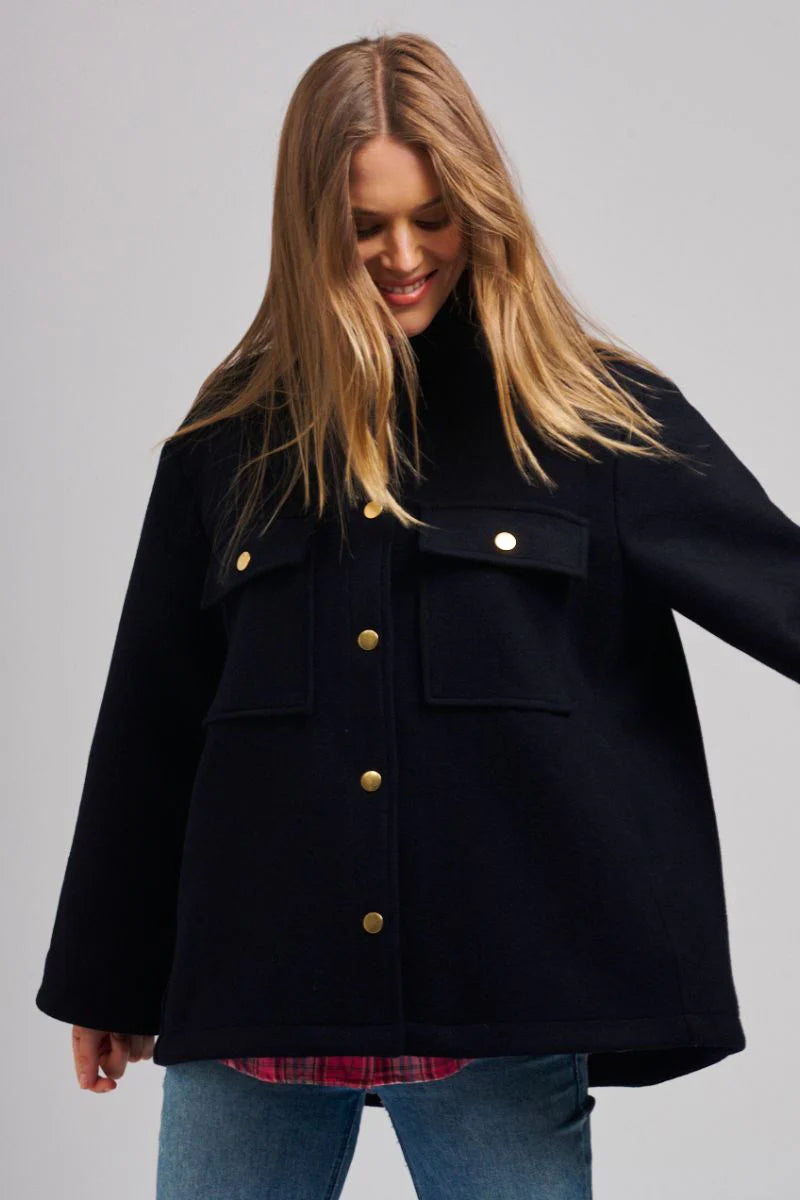 The Allegra Relaxed Wool Blend Jacket