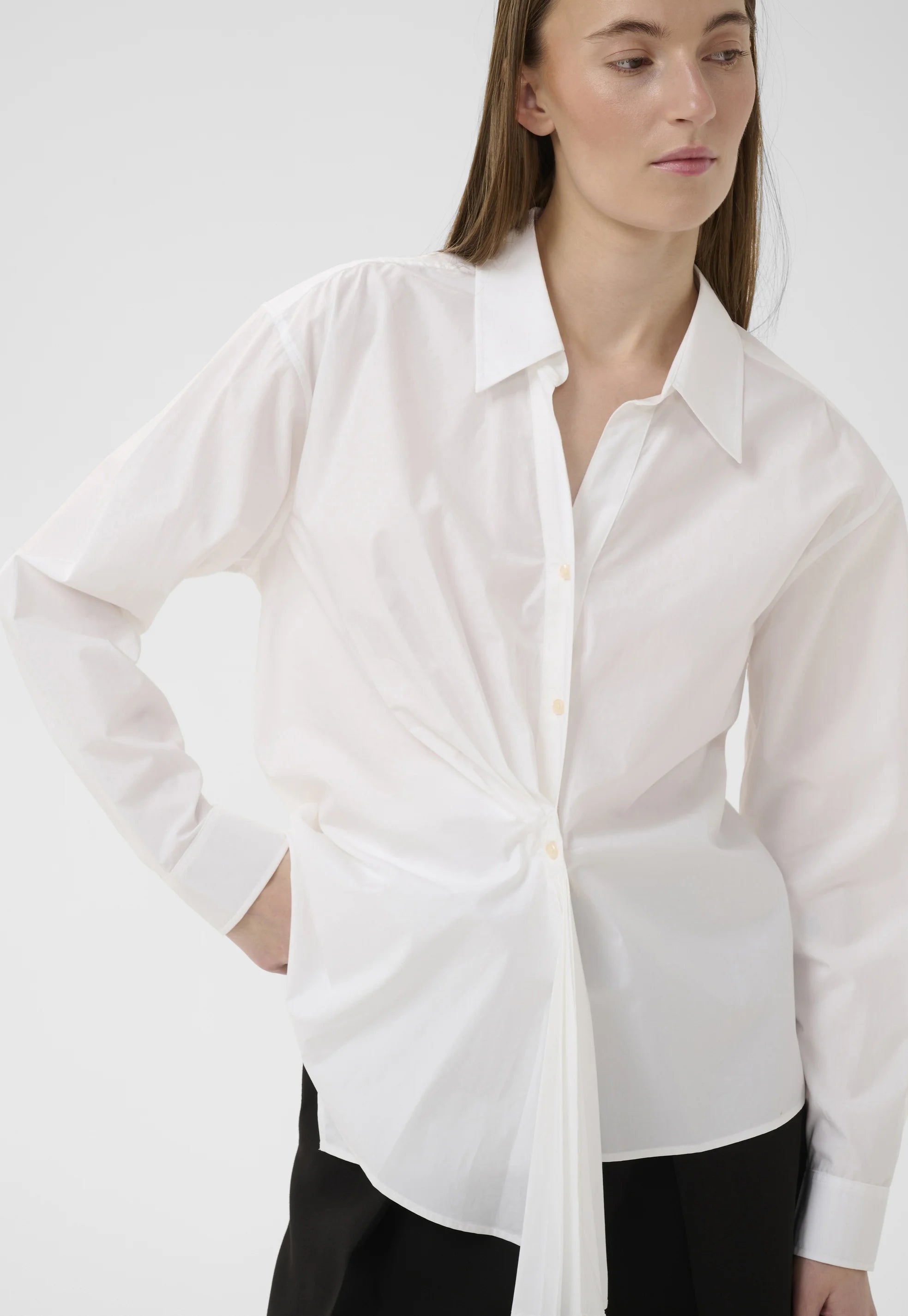 Leloiw Dallas Pleated Shirt