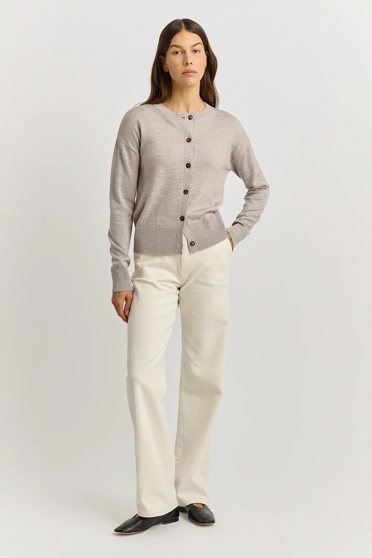 FINE KNIT CARDIGAN
