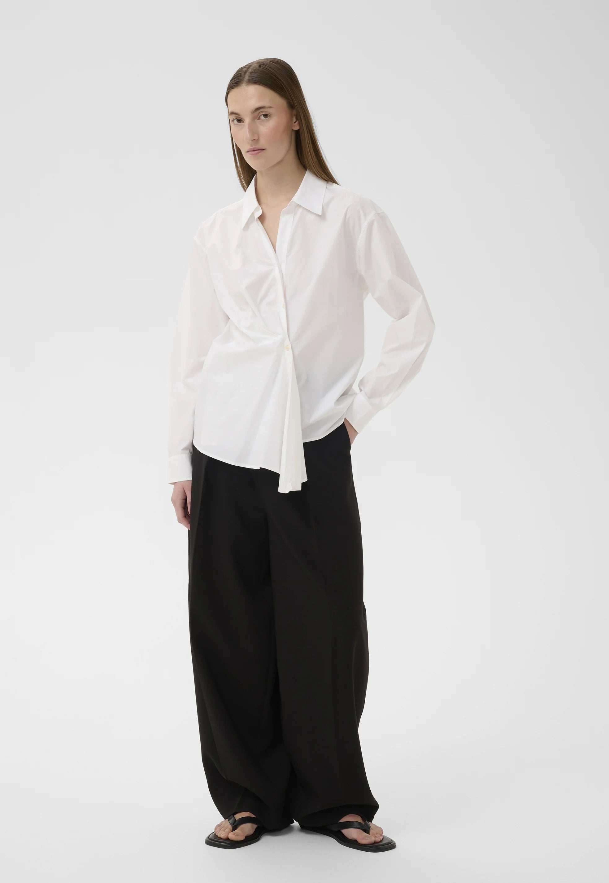 Leloiw Dallas Pleated Shirt