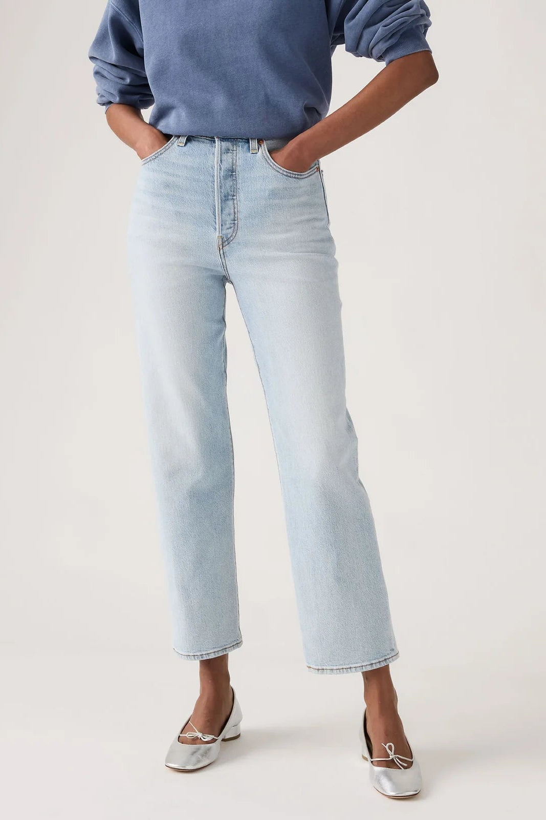 Ribcage Straight Ankle Jeans