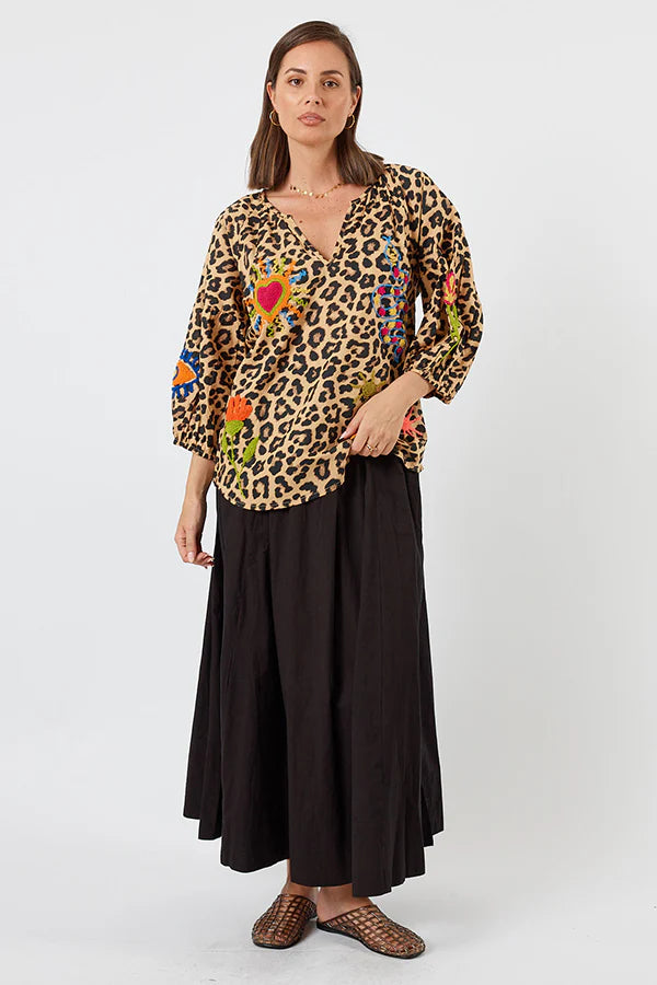 AzureSkirt Leopard