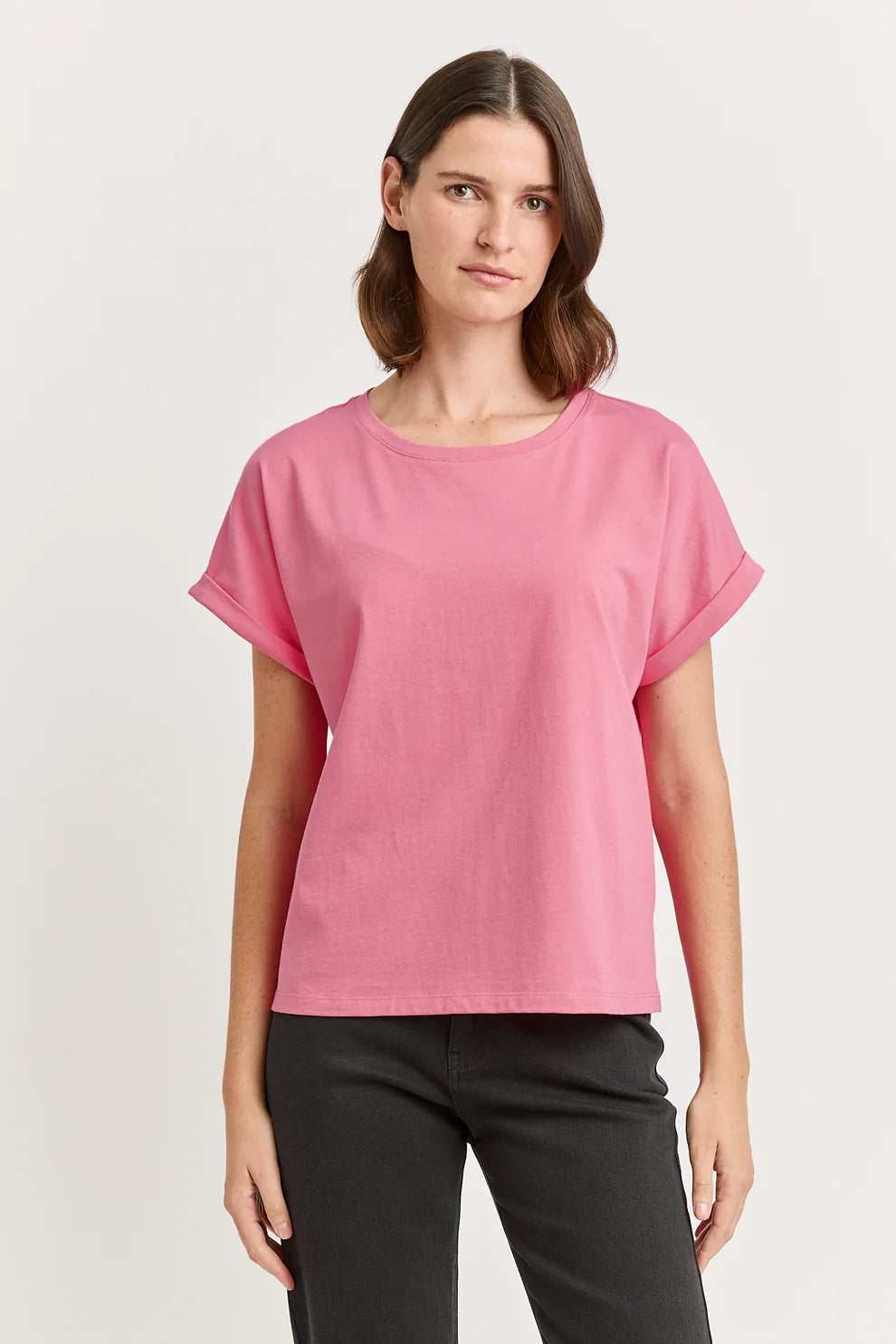 Roll Sleeve Tee Organic Cotton