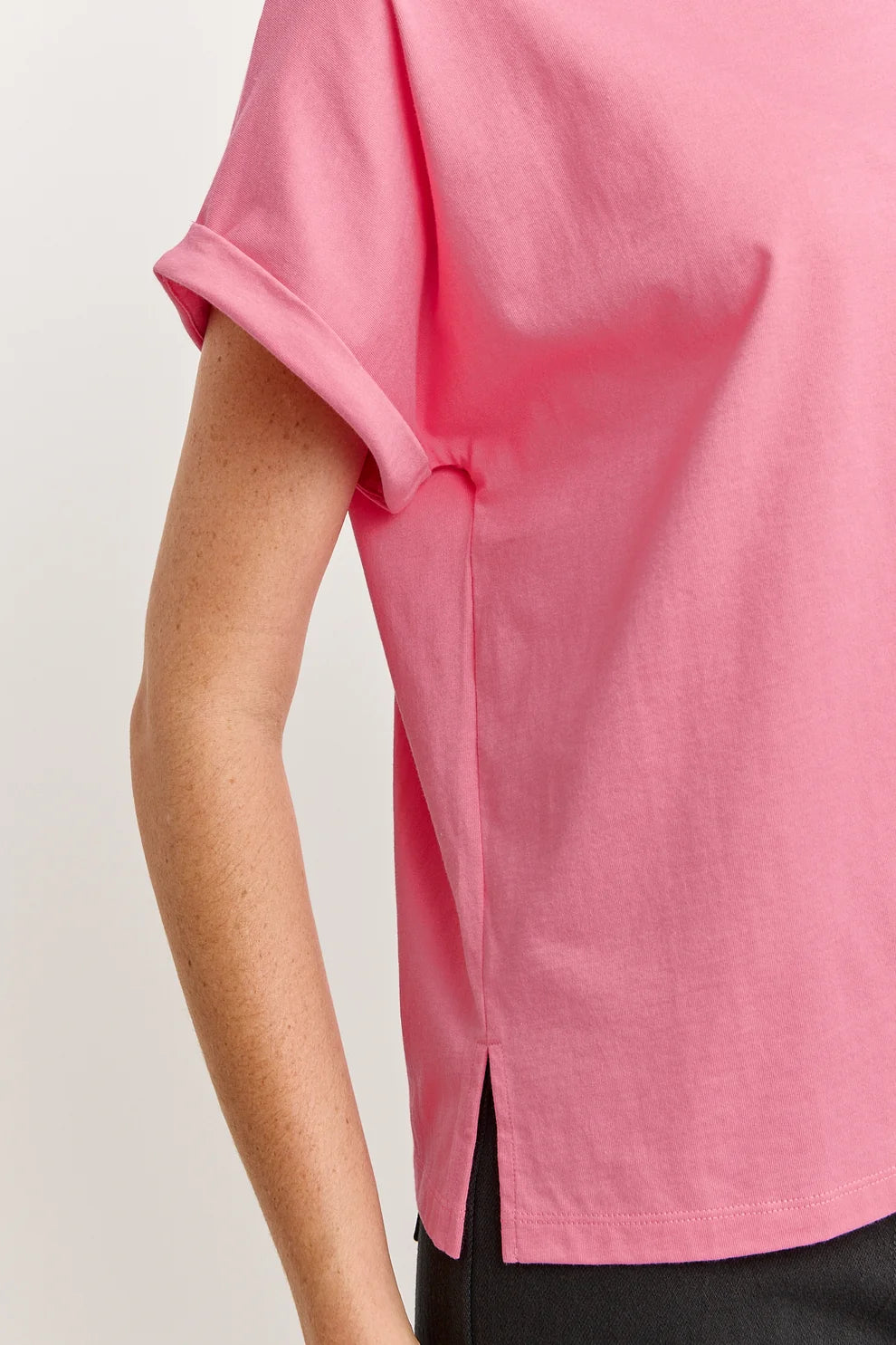 Roll Sleeve Tee Organic Cotton