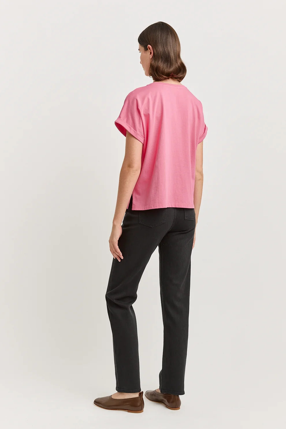 Roll Sleeve Tee Organic Cotton