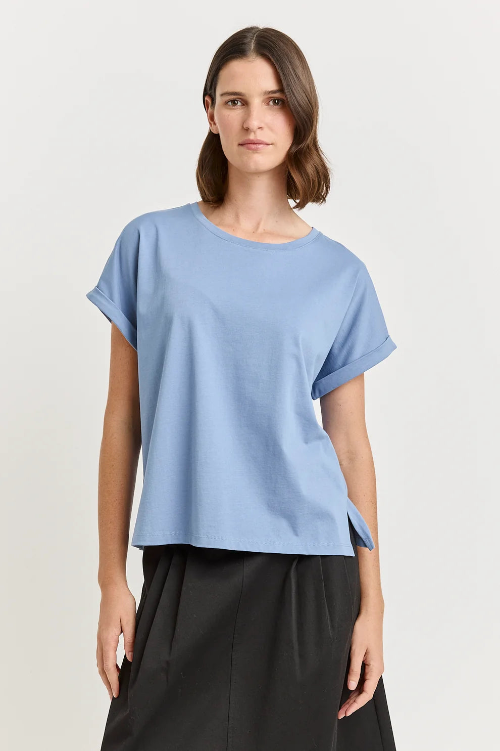 Roll Sleeve Tee Organic Cotton