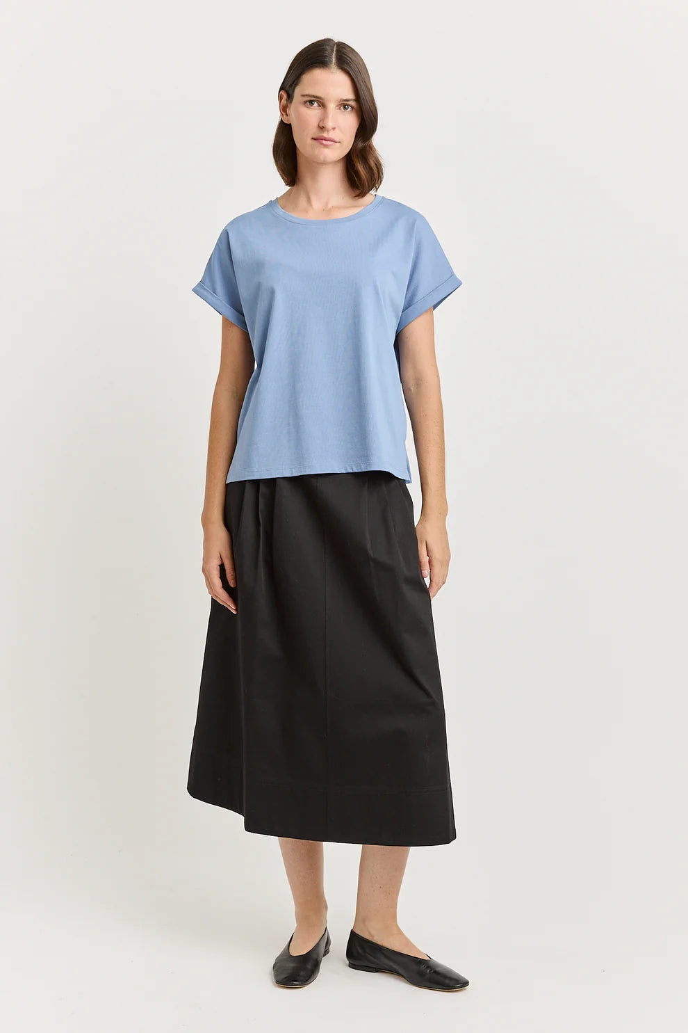 Roll Sleeve Tee Organic Cotton