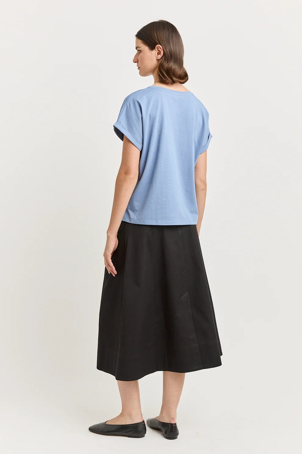 Roll Sleeve Tee Organic Cotton