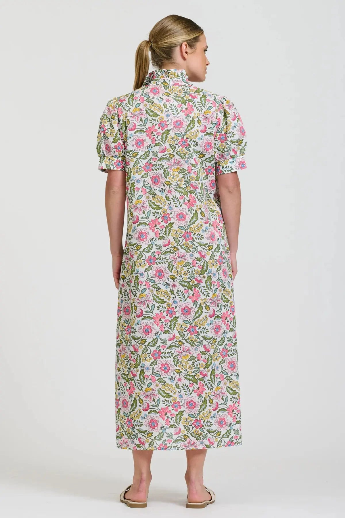 Anais Frill Collar Longline Shirtdress Shirty