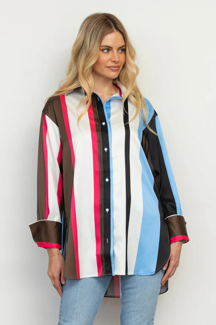 The Amelie Shirt - All Sort Stripe