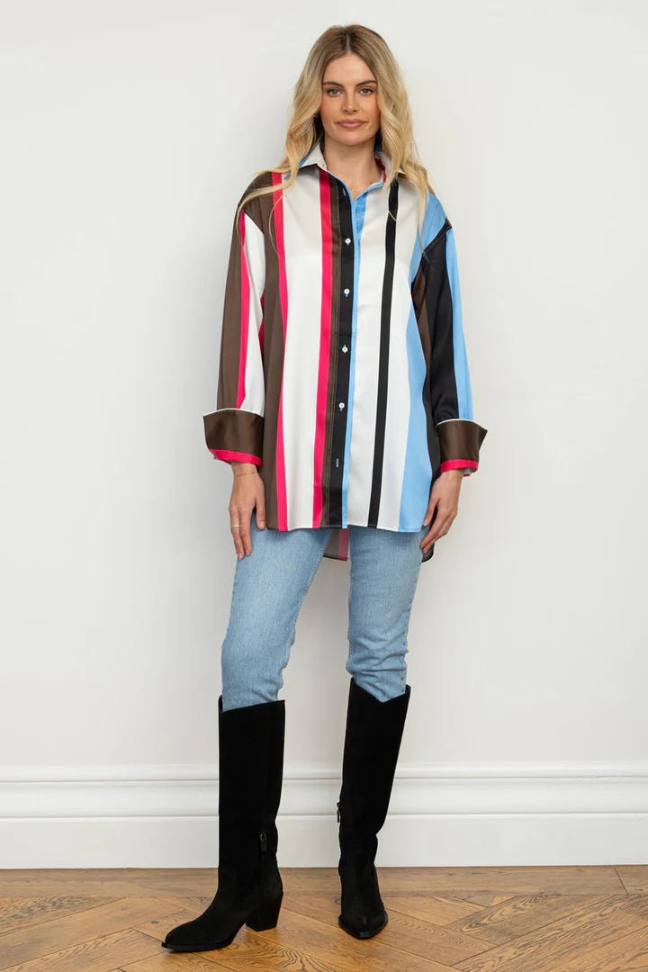 The Amelie Shirt - All Sort Stripe