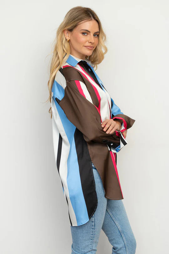 The Amelie Shirt - All Sort Stripe