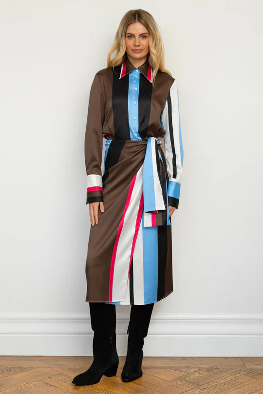 The Talita Shirtdress - All Sort Stripe